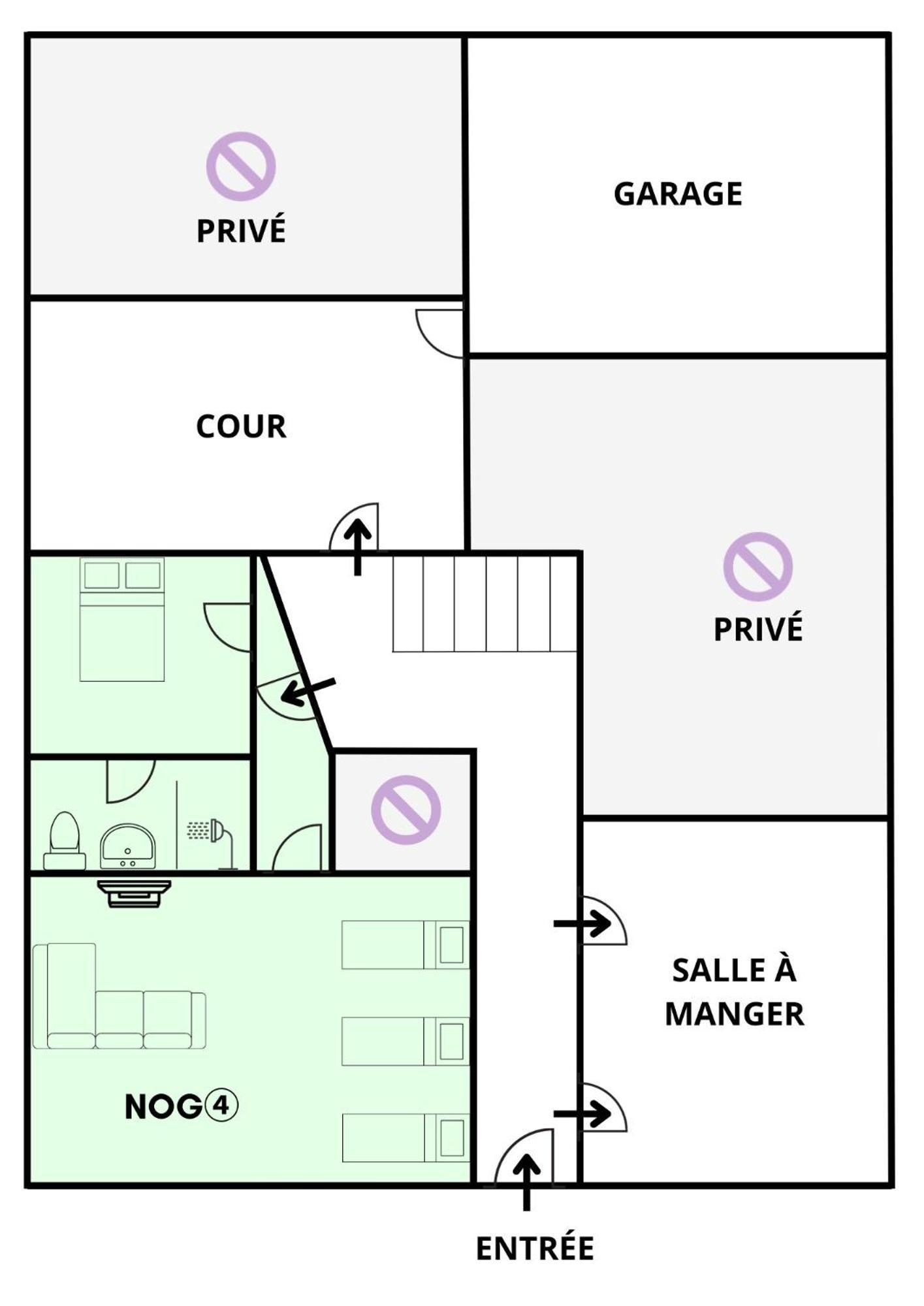 Nogapatio - Maison D'Hotes - Bnb Ногаро Екстериор снимка